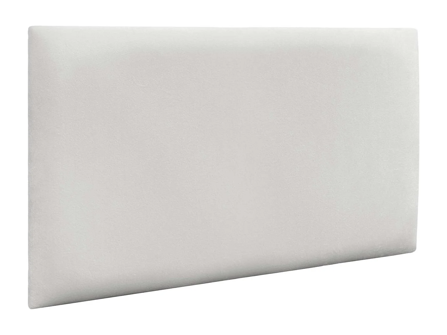 DHOME Panneaux Rembourrés en Velours Premium Autoadhésifs pour Mur Acoustique Absorbant Protection Contre les Chocs, Tete de lit (blanc, 50x30cm)