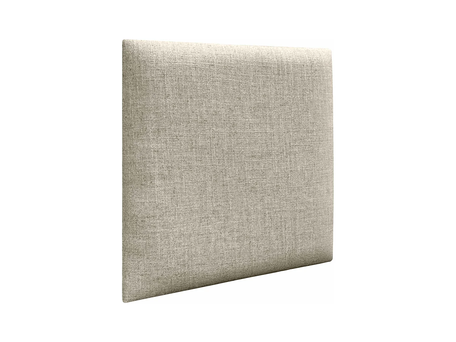 DHOME Panneaux Tapissés en Lin Autoadhésifs pour Mur Acoustiques Absorbants Protection Contre les Impacts Têtes de Lit Décoration (Beige, 60x60cm)