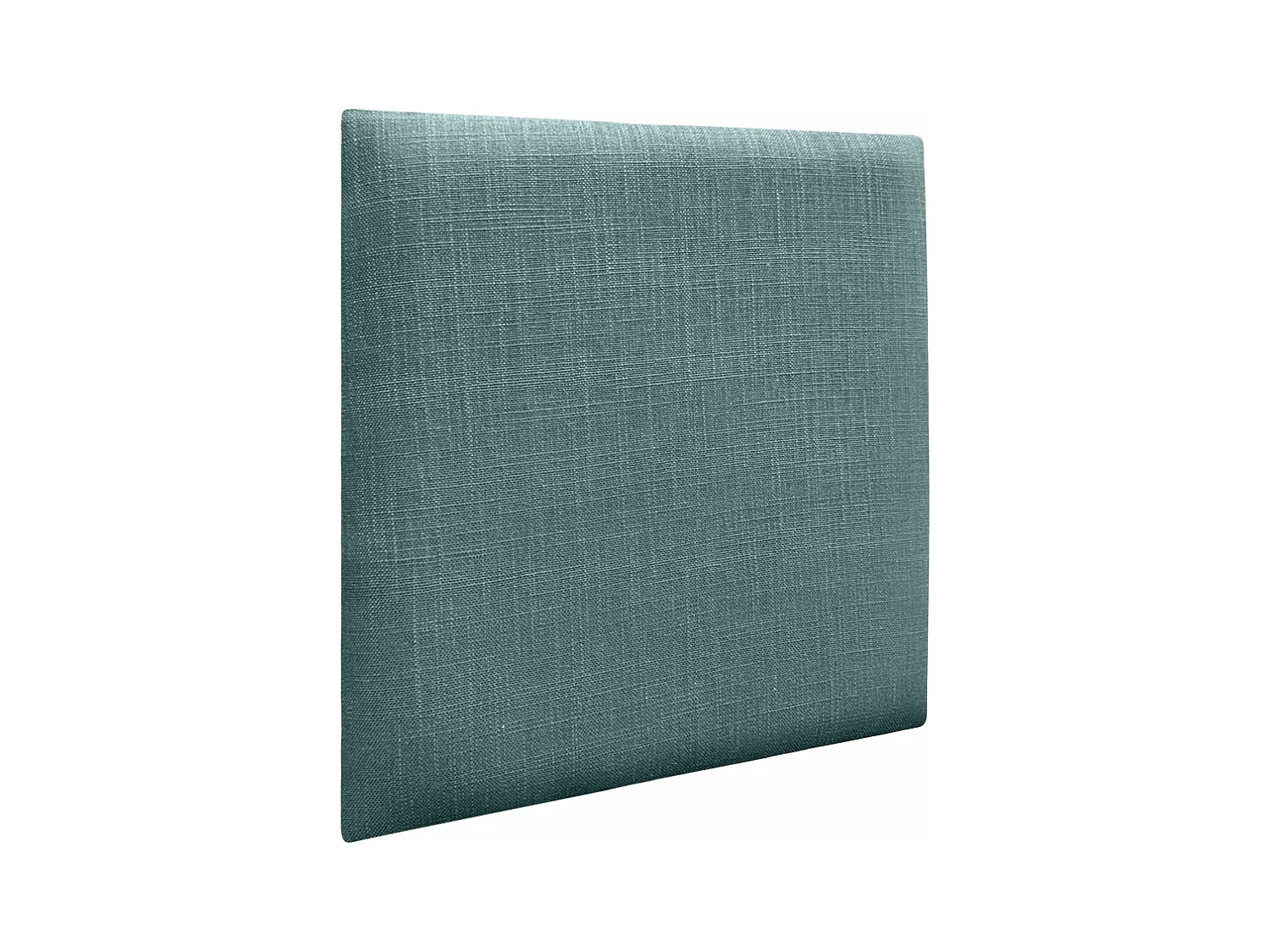 DHOME Panneaux Tapissés en Lin Autoadhésifs pour Mur Acoustiques Absorbants Protection Contre les Impacts Têtes de Lit Décoration (Turquoise, 50x50cm)