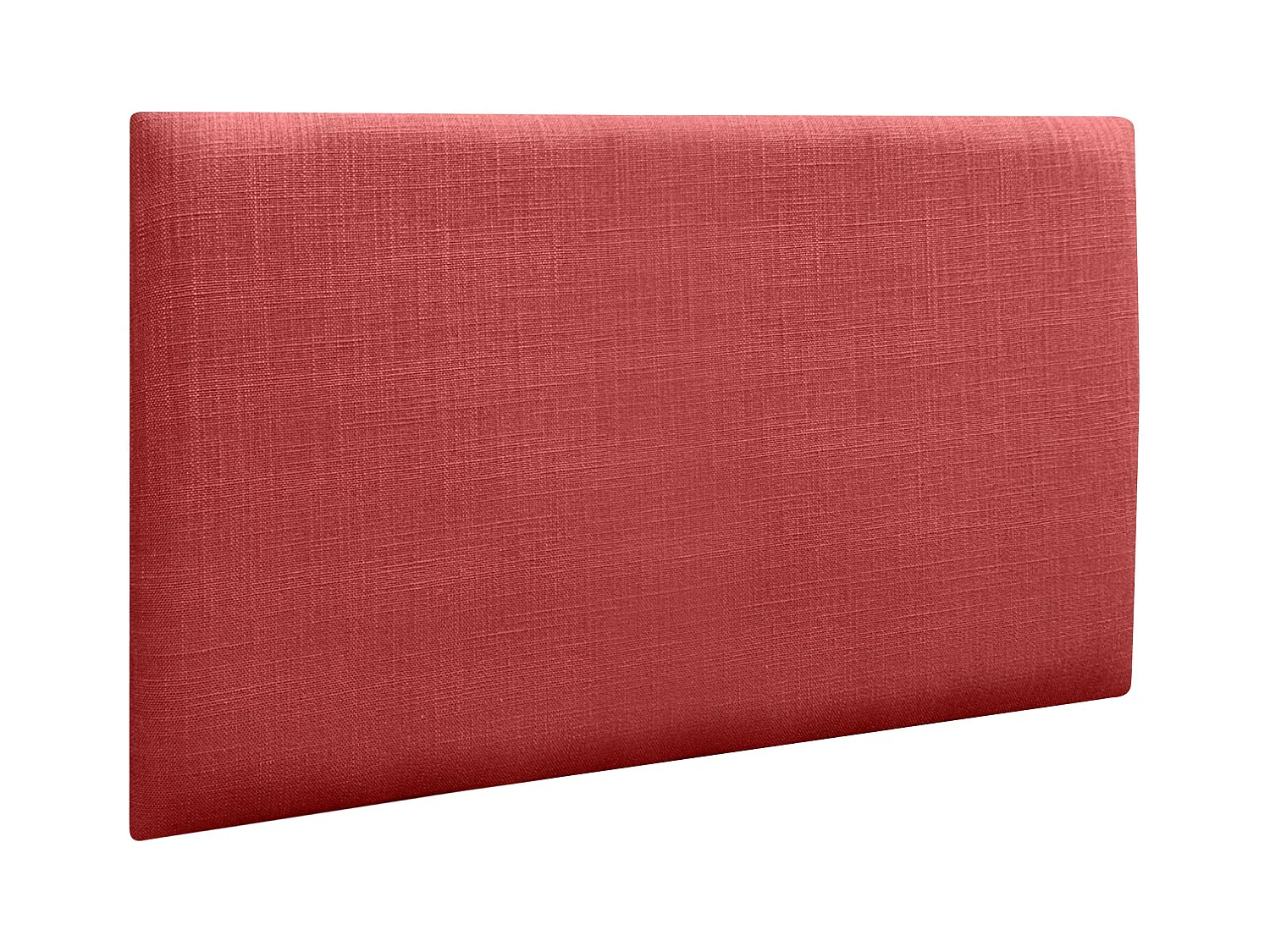 DHOME Panneaux Tapissés en Lin Autoadhésifs pour Mur Acoustiques Absorbants Protection Contre les Impacts Têtes de Lit Décoration (Rouge, 60x40cm)