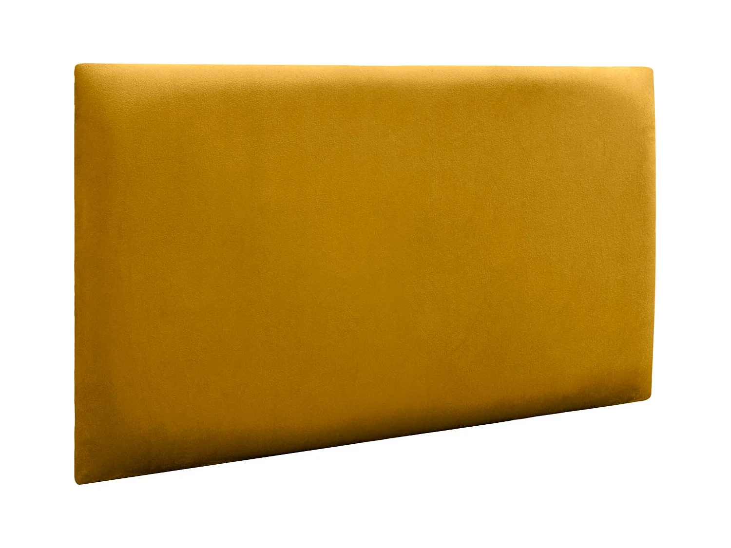 DHOME Panneaux Rembourrés en Velours Premium Autoadhésifs pour Mur Acoustique Absorbant Protection Contre les Chocs, Tete de lit (Moutarde, 50x40cm)