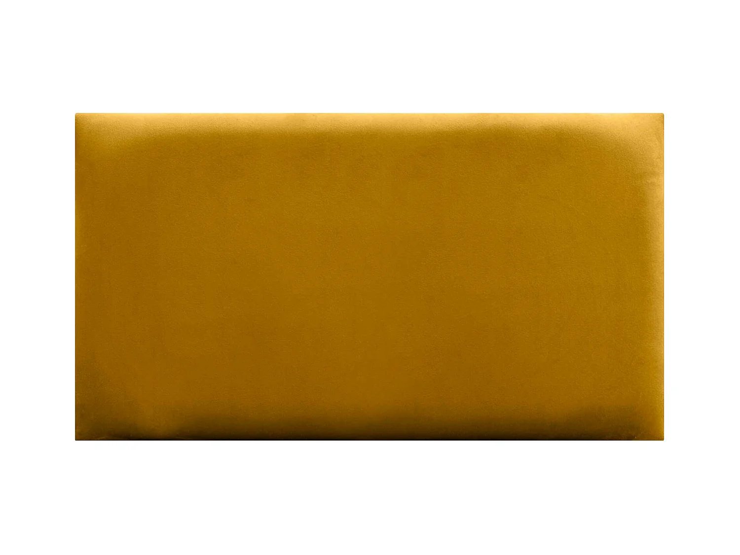 DHOME Panneaux Rembourrés en Velours Premium Autoadhésifs pour Mur Acoustique Absorbant Protection Contre les Chocs, Tete de lit (Moutarde, 50x40cm)