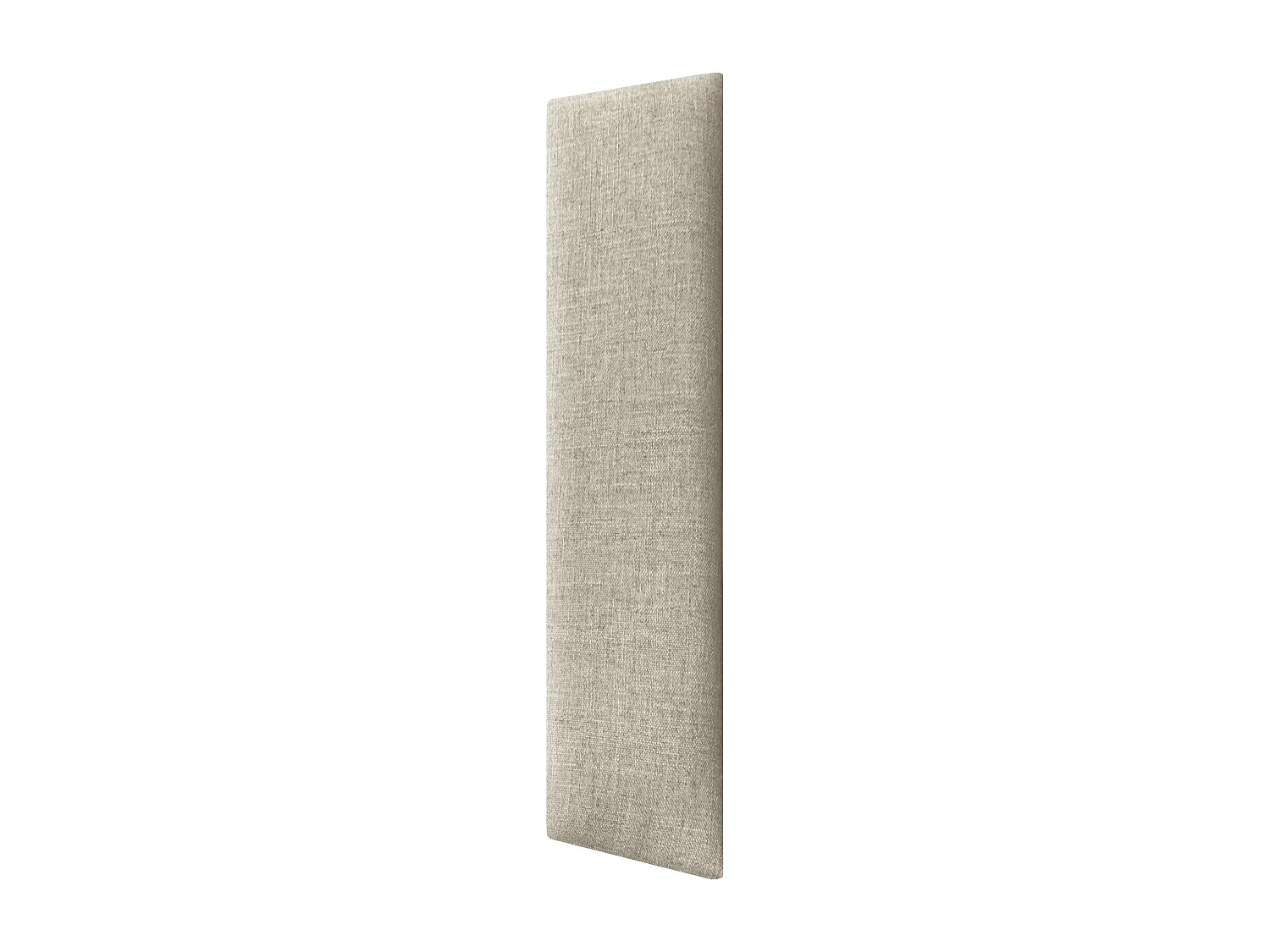 DHOME Panneaux Tapissés en Lin Autoadhésifs pour Mur Acoustiques Absorbants Protection Contre les Impacts Têtes de Lit Décoration (Beige, 60x20cm)