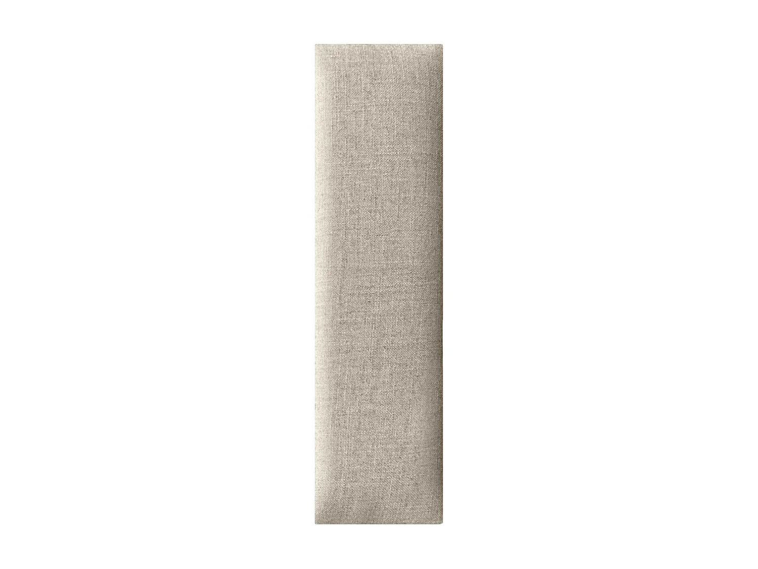 DHOME Panneaux Tapissés en Lin Autoadhésifs pour Mur Acoustiques Absorbants Protection Contre les Impacts Têtes de Lit Décoration (Beige, 60x20cm)