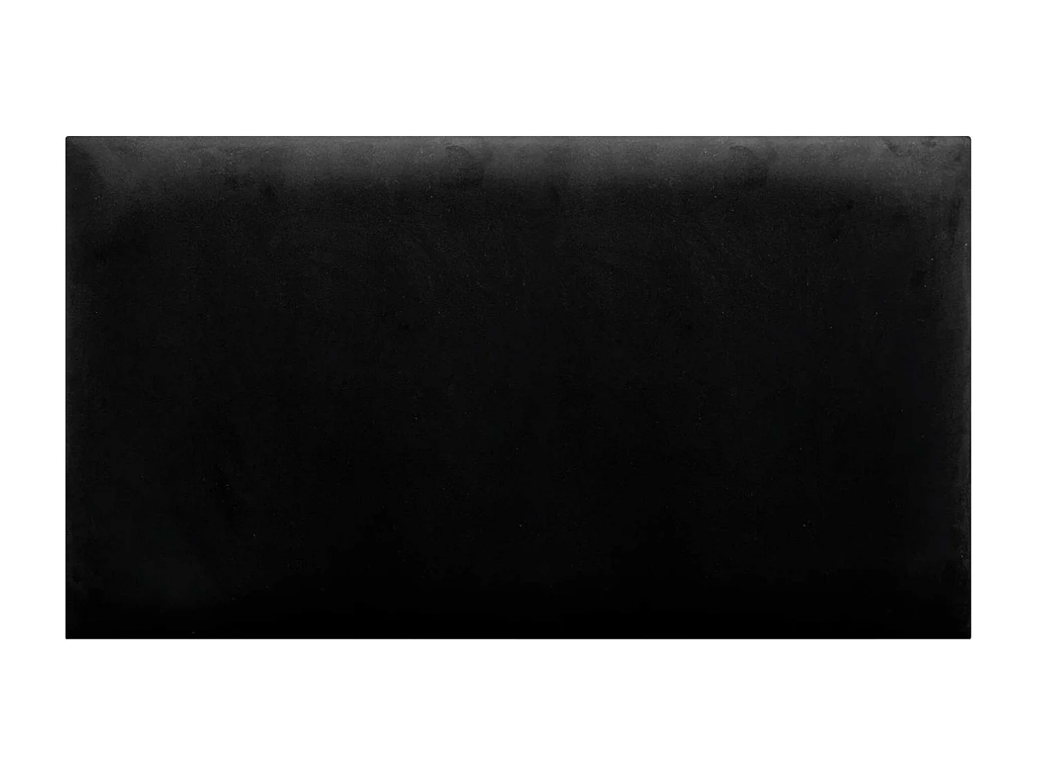 DHOME Panneaux Rembourrés en Velours Premium Autoadhésifs pour Mur Acoustique Absorbant Protection Contre les Chocs, Tete de lit (Noir, 50x40cm)