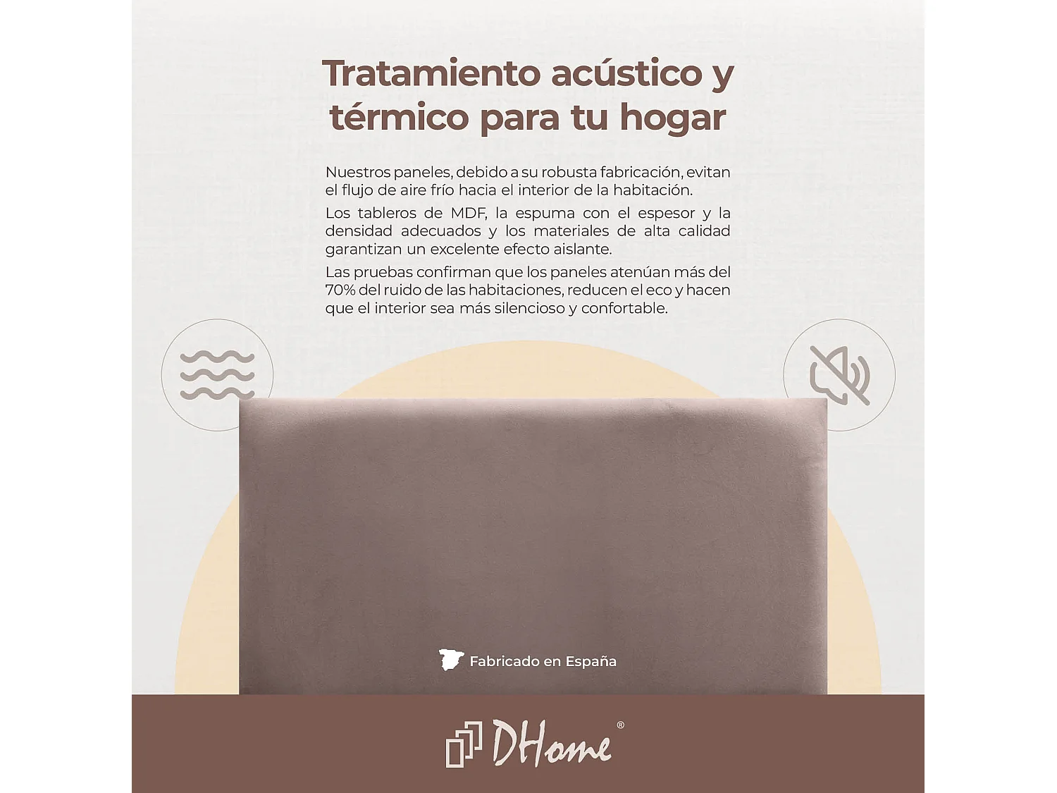 DHOME Panneaux Rembourrés en Velours Premium Autoadhésifs pour Mur Acoustique Absorbant Protection Contre les Chocs, Tete de lit (Vert Forêt, 60x50cm)