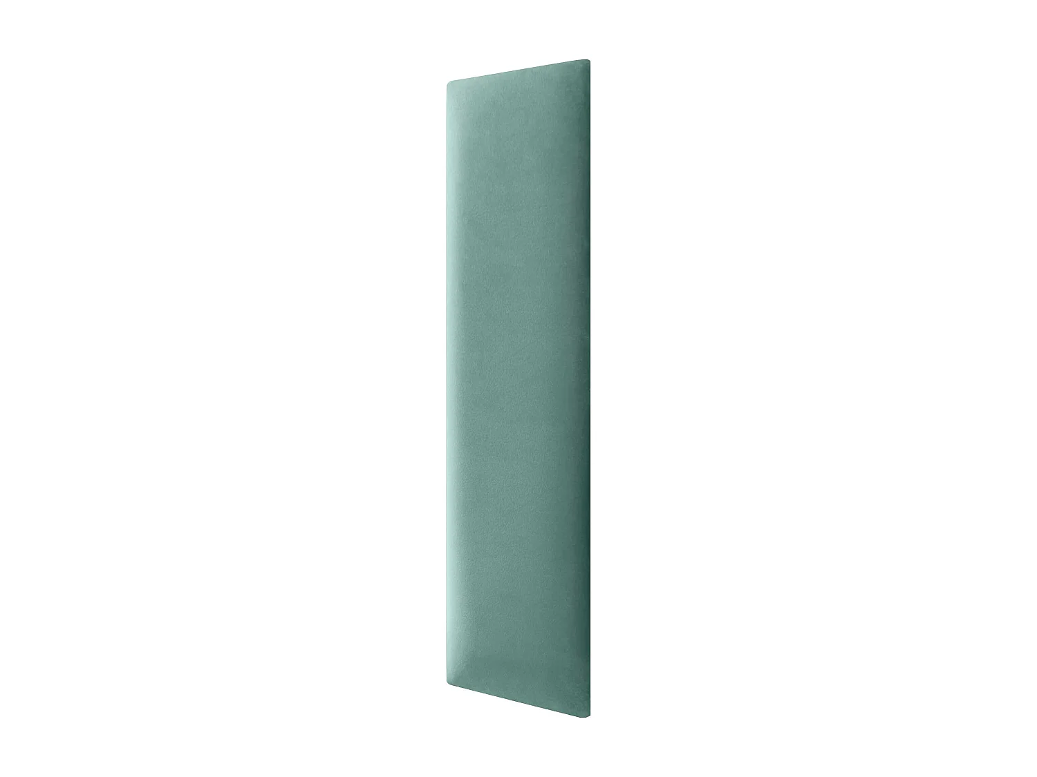 DHOME Panneaux Rembourrés en Velours Premium Autoadhésifs pour Mur Acoustique Absorbant Protection Contre les Chocs, Tete de lit (Turquoise, 60x30cm)
