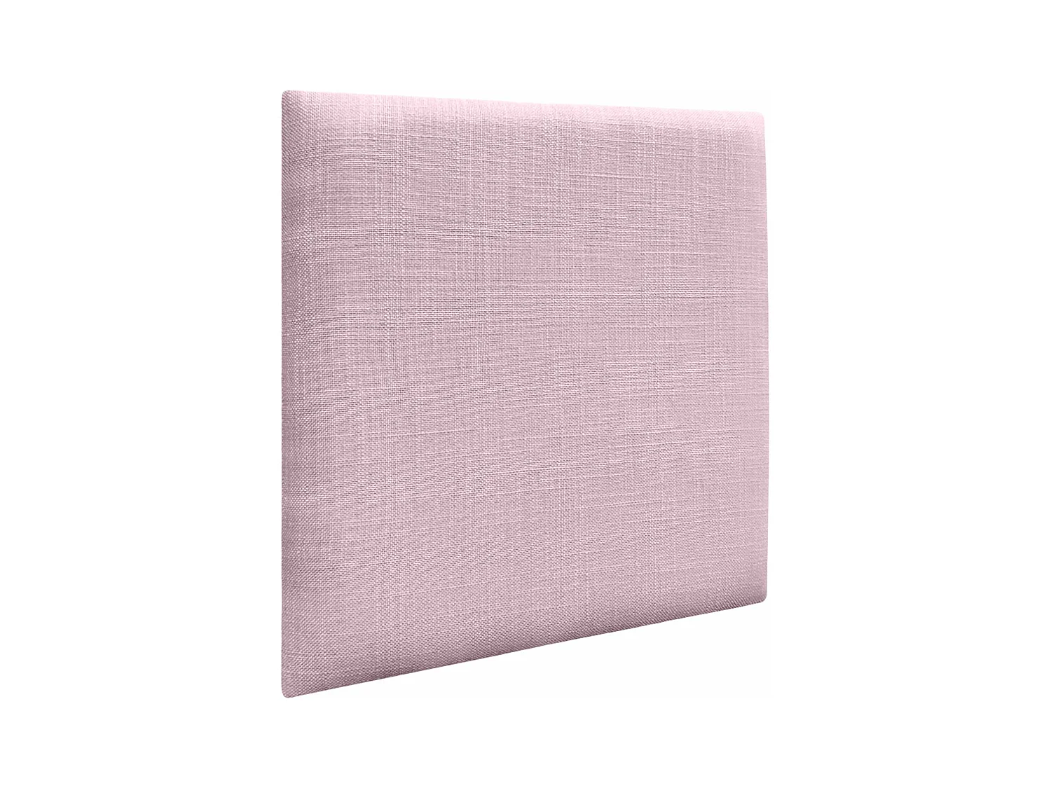 DHOME Panneaux Tapissés en Lin Autoadhésifs pour Mur Acoustiques Absorbants Protection Contre les Impacts Têtes de Lit Décoration (Rose Pâle, 60x60cm)