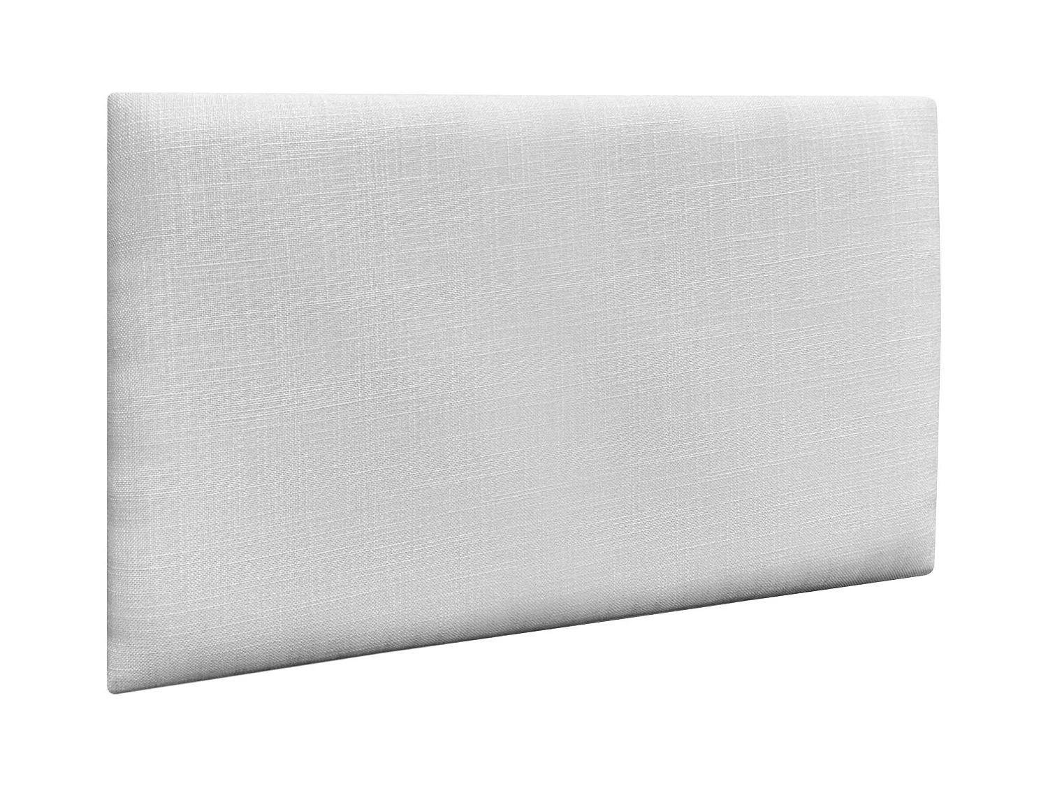 DHOME Panneaux Tapissés en Lin Autoadhésifs pour Mur Acoustiques Absorbants Protection Contre les Impacts Têtes de Lit Décoration (Blanc, 50x40cm)