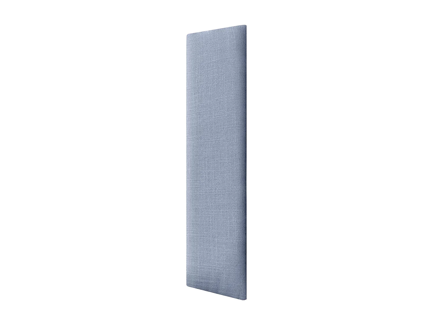 DHOME Gepolsterte Leinenpaneele Selbstklebend für Wände Akustisch Absorbierend Stoßschutz Kopfteil Dekoration (Blau, 60x20cm)
