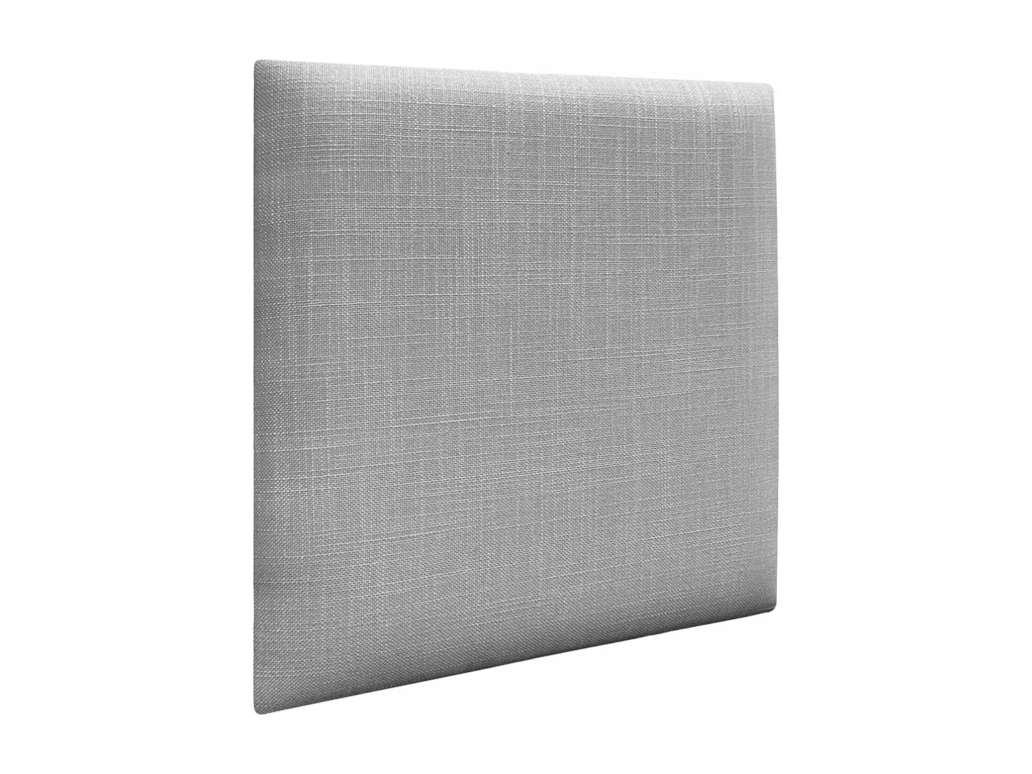 DHOME Panneaux Tapissés en Lin Autoadhésifs pour Mur Acoustiques Absorbants Protection Contre les Impacts Têtes de Lit (Gris Clair, 50x50cm)