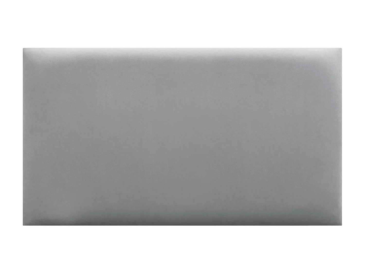 DHOME Panneaux Rembourrés en Velours Premium Autoadhésifs pour Mur Acoustique Absorbant Protection Contre les Chocs, Tete de lit (Gris Clair, 60x50cm)