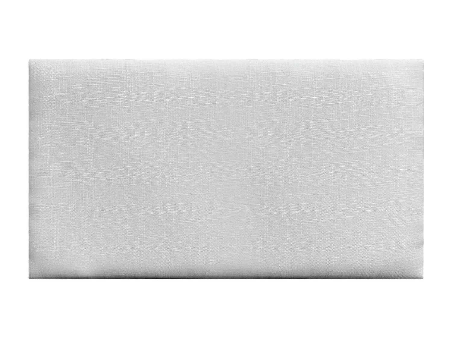DHOME Panneaux Tapissés en Lin Autoadhésifs pour Mur Acoustiques Absorbants Protection Contre les Impacts Têtes de Lit Décoration (Blanc, 60x40cm)