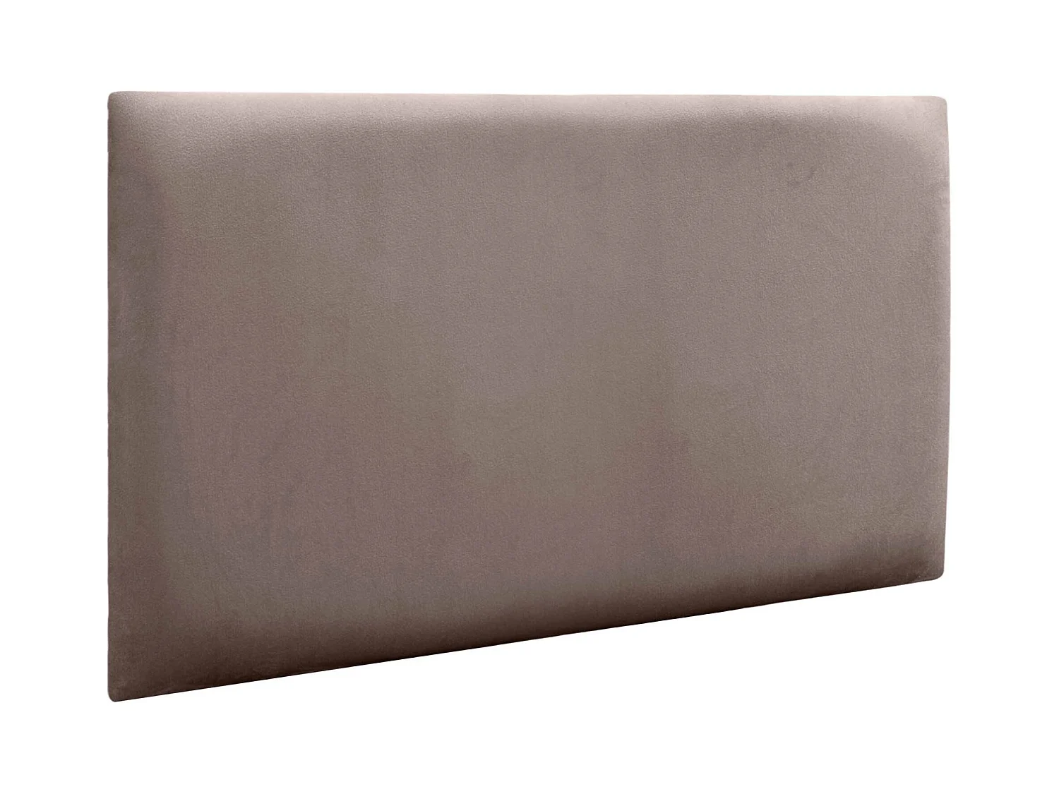 DHOME Panneaux Rembourrés en Velours Premium Autoadhésifs pour Mur Acoustique Absorbant Protection Contre les Chocs, Tete de lit (Marron, 60x40cm)