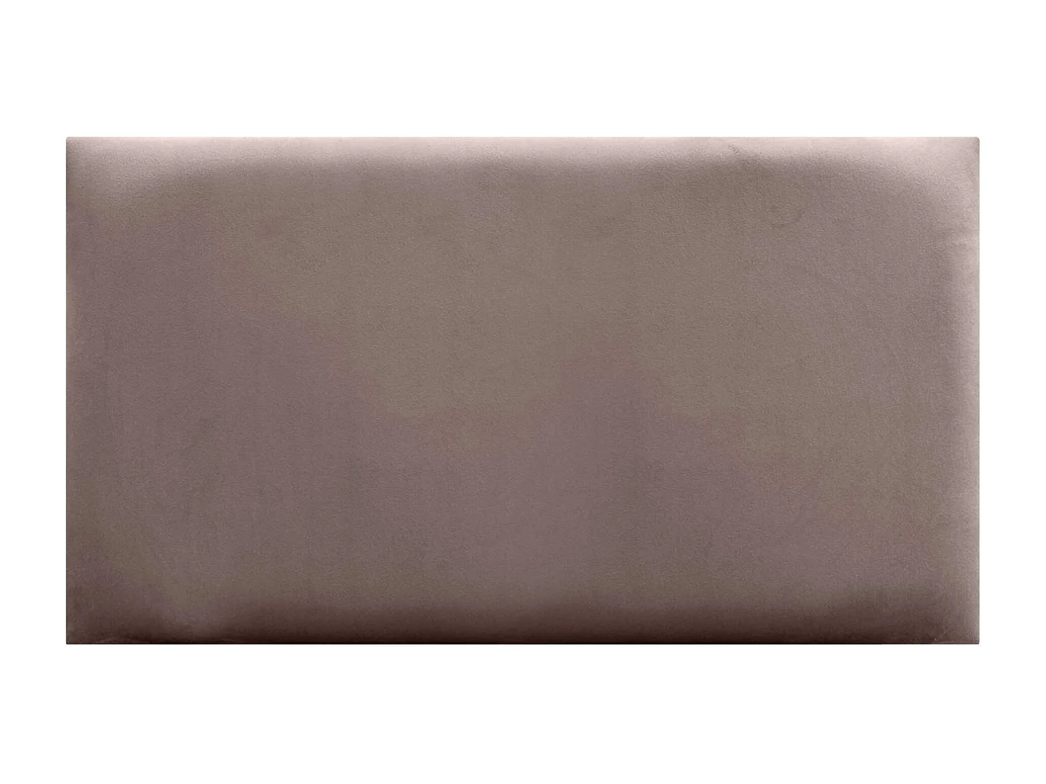 DHOME Panneaux Rembourrés en Velours Premium Autoadhésifs pour Mur Acoustique Absorbant Protection Contre les Chocs, Tete de lit (Marron, 60x40cm)