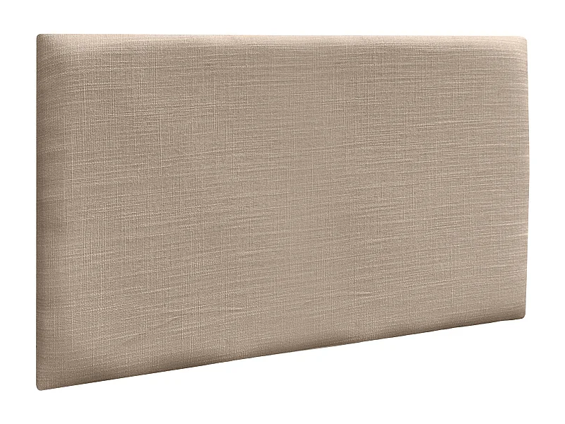 DHOME Gepolsterte Leinenpaneele Selbstklebend für Wände Akustisch Absorbierend Stoßschutz Kopfteil Dekoration (Erdfarbe, 60x50cm)