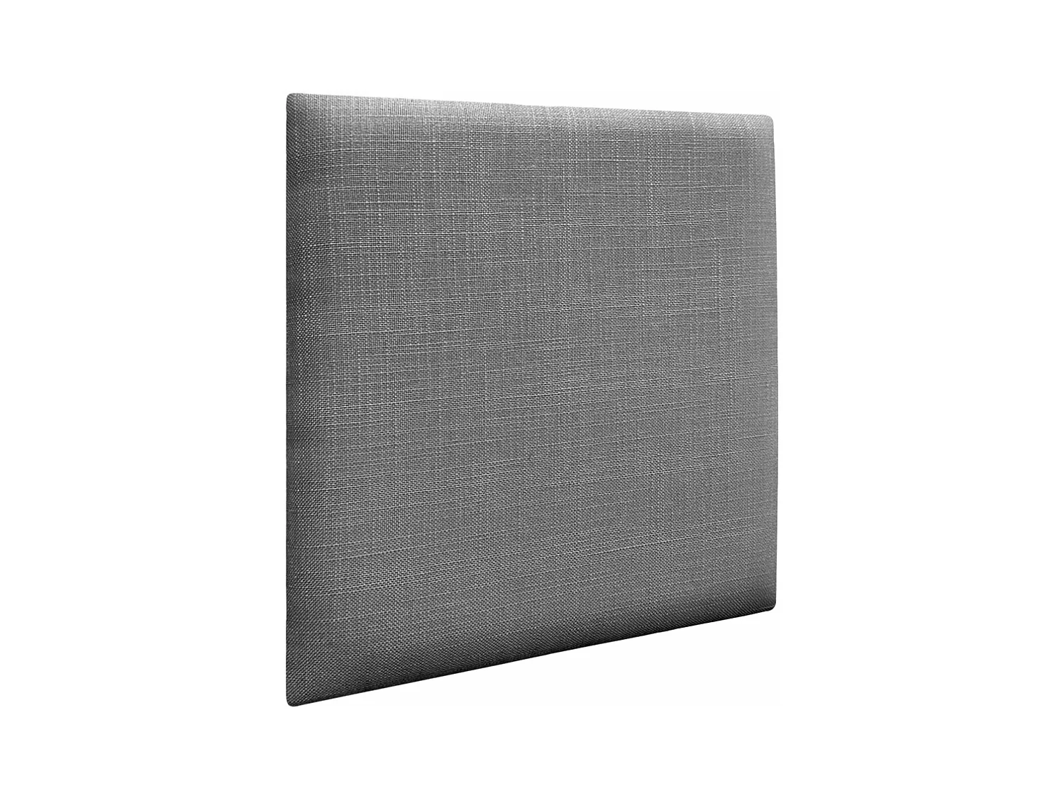 DHOME Paneles Tapizados de Lino Autoadhesivos para Pared Acústicos Absorbentes Protección Impactos Cabeceros Decoración (Gris Oscuro, 60x60cm)