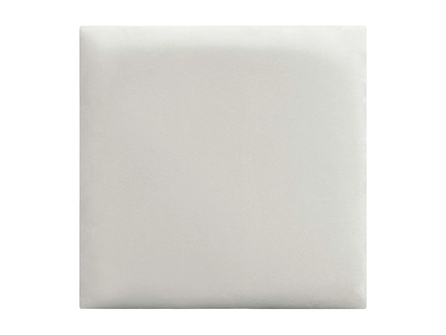 DHOME Panneaux Rembourrés en Velours Premium Autoadhésifs pour Mur Acoustique Absorbant Protection Contre les Chocs, Tete de lit (blanc, 60x60cm)