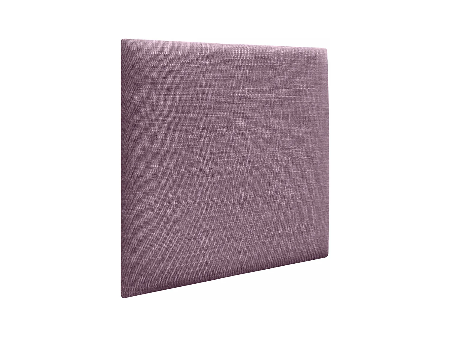 DHOME Panneaux Tapissés en Lin Autoadhésifs pour Mur Acoustiques Absorbants Protection Contre les Impacts Têtes de Lit Décoration (Lilas, 50x50cm)
