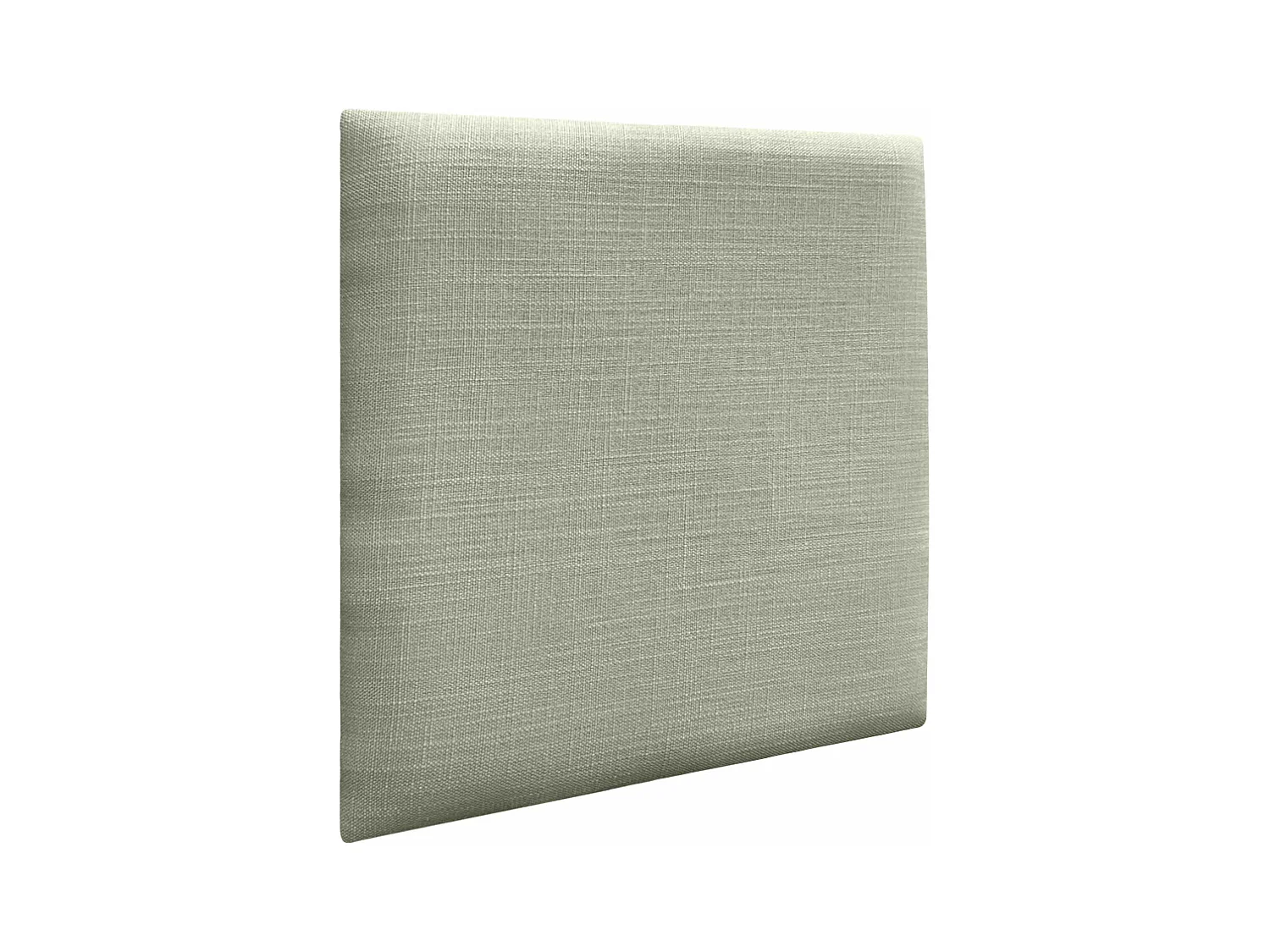 DHOME Gepolsterte Leinenpaneele Selbstklebend für Wände Akustisch Absorbierend Stoßschutz Kopfteil Dekoration (Grün, 60x60cm)