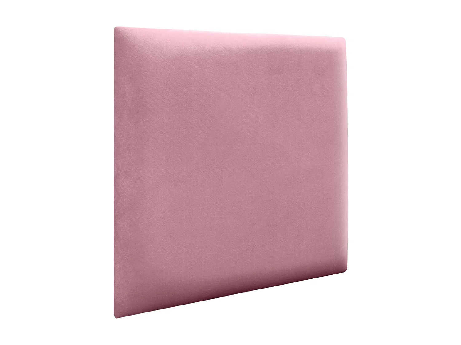 DHOME Panneaux Rembourrés en Velours Premium Autoadhésifs pour Mur Acoustique Absorbant Protection Contre les Chocs, Tete de lit (Rose, 60x60cm)