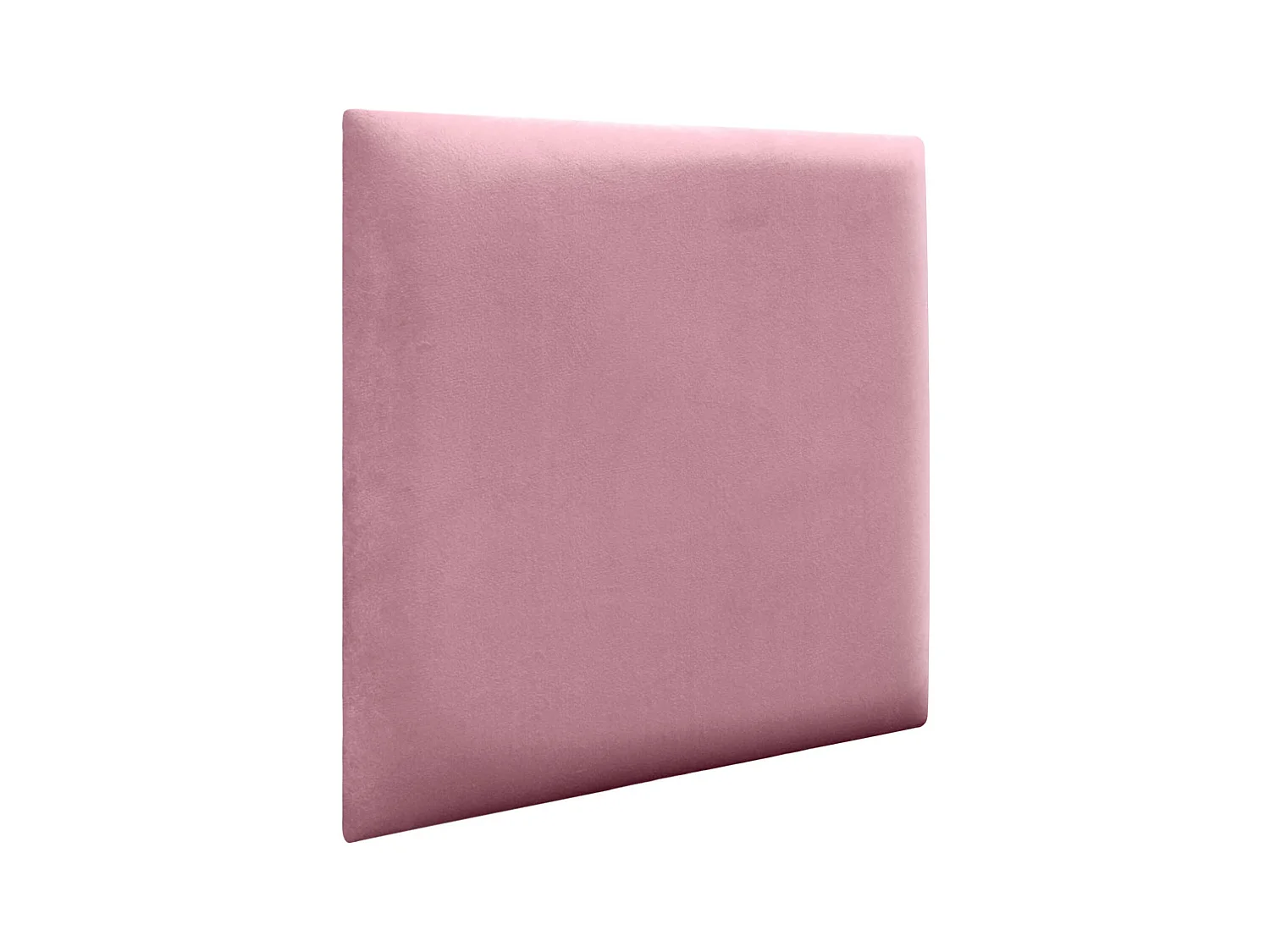 DHOME Gepolsterte Premium-Samt-Selbstklebepaneele für Wände Akustisch, schallabsorbierend, stoßfest, Kopfteil (Rosa, 60x60cm)