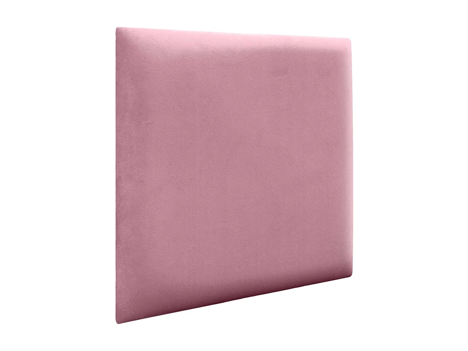 DHOME Paneles Tapizados de Terciopelo Premium Autoadhesivos para Pared Acústicos Absorbentes Protección Impactos Cabeceros (Rosa, 60x60cm)