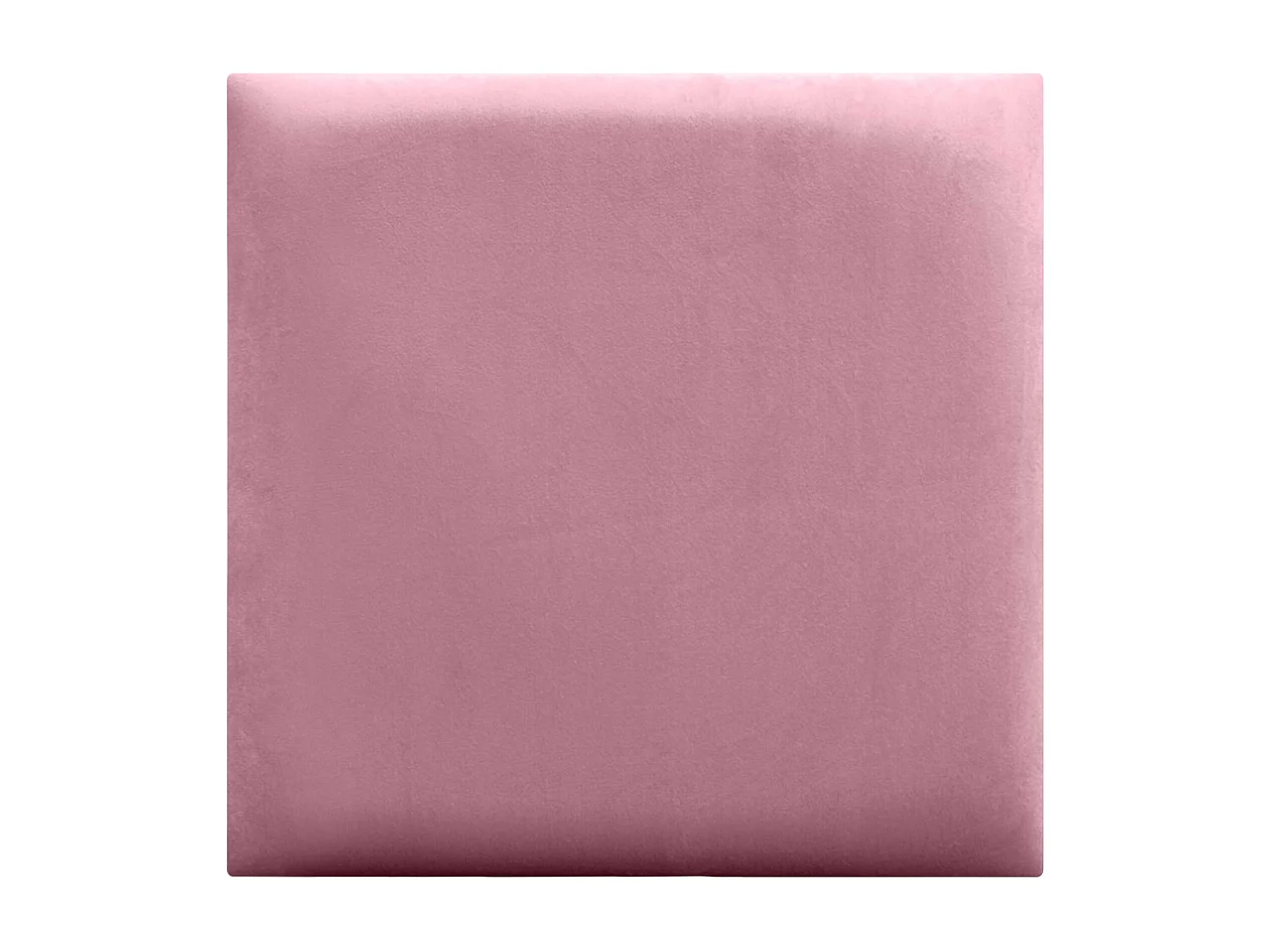 DHOME Paneles Tapizados de Terciopelo Premium Autoadhesivos para Pared Acústicos Absorbentes Protección Impactos Cabeceros (Rosa, 60x60cm)
