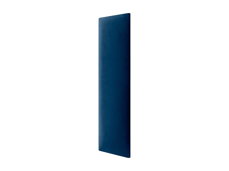 DHOME Panneaux Rembourrés en Velours Premium Autoadhésifs pour Mur Acoustique Absorbant Protection Contre les Chocs, Tete de lit (bleu, 60x20cm)