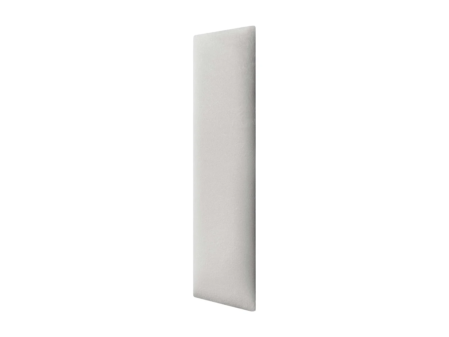 DHOME Panneaux Rembourrés en Velours Premium Autoadhésifs pour Mur Acoustique Absorbant Protection Contre les Chocs, Tete de lit (blanc, 60x20cm)