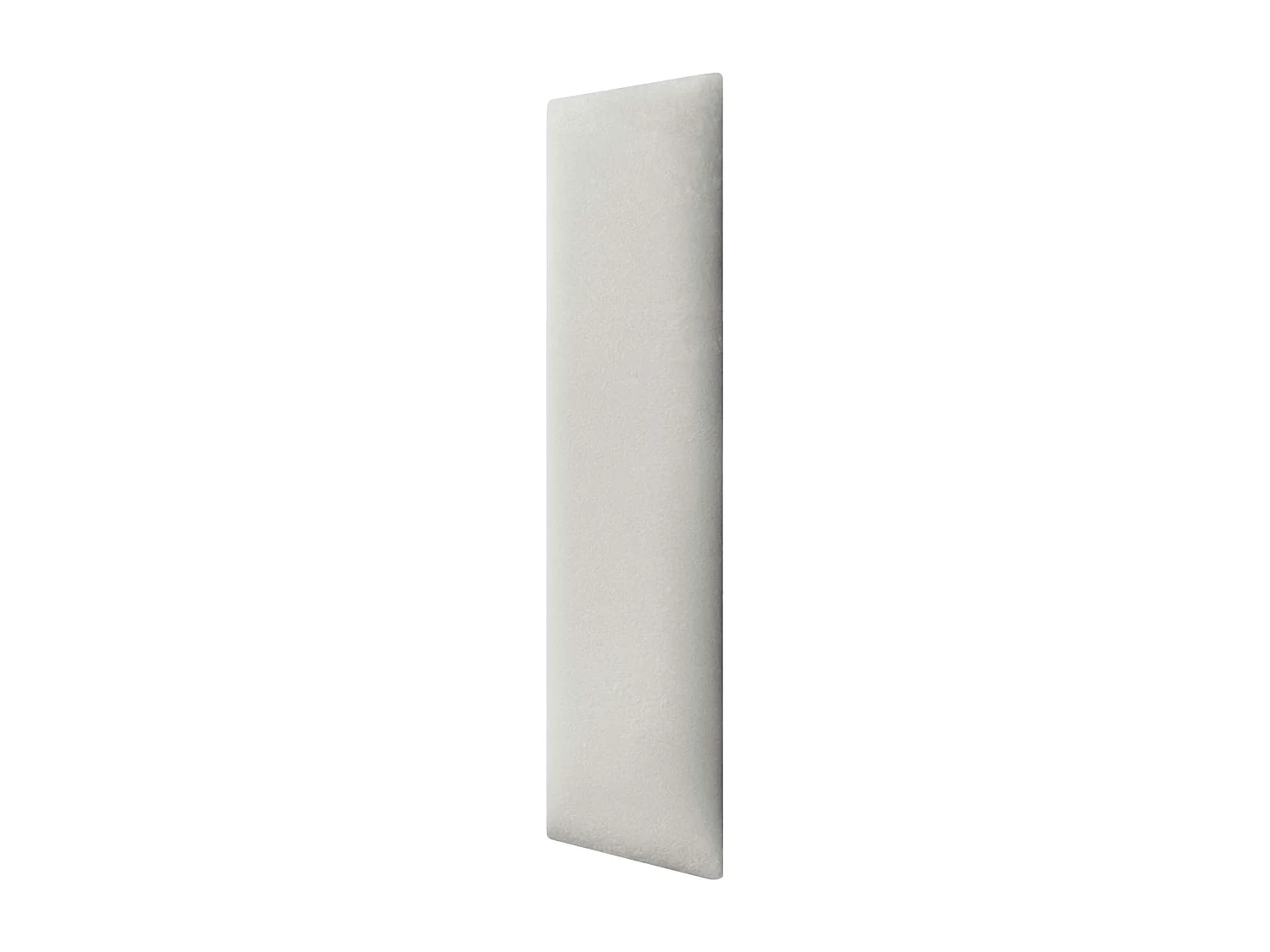 DHOME Panneaux Rembourrés en Velours Premium Autoadhésifs pour Mur Acoustique Absorbant Protection Contre les Chocs, Tete de lit (blanc, 60x20cm)
