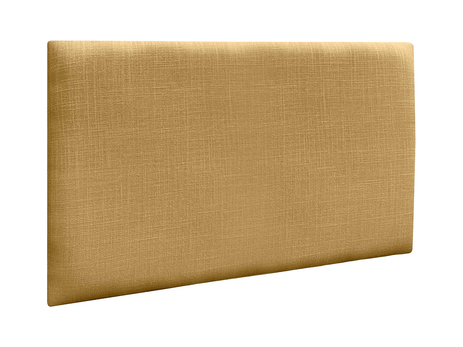 DHOME Panneaux Tapissés en Lin Autoadhésifs pour Mur Acoustiques Absorbants Protection Contre les Impacts Têtes de Lit Décoration (Moutarde, 50x30cm)
