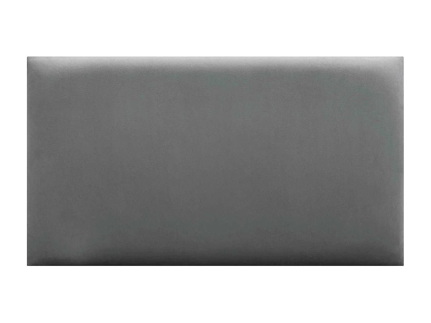 DHOME Panneaux Rembourrés en Velours Premium Autoadhésifs pour Mur Acoustique Absorbant Protection Contre les Chocs, Tete de lit (Gris, 50x30cm)