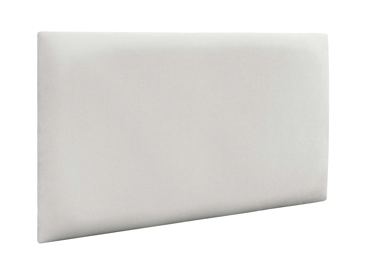 DHOME Panneaux Rembourrés en Velours Premium Autoadhésifs pour Mur Acoustique Absorbant Protection Contre les Chocs, Tete de lit (blanc, 60x50cm)