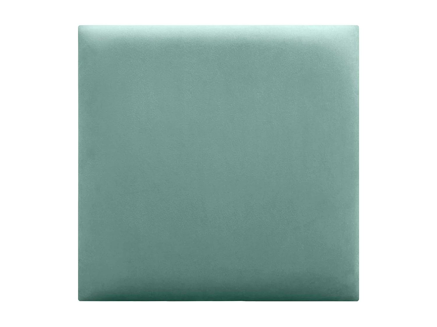 DHOME Panneaux Rembourrés en Velours Premium Autoadhésifs pour Mur Acoustique Absorbant Protection Contre les Chocs, Tete de lit (Turquoise, 50x50cm)