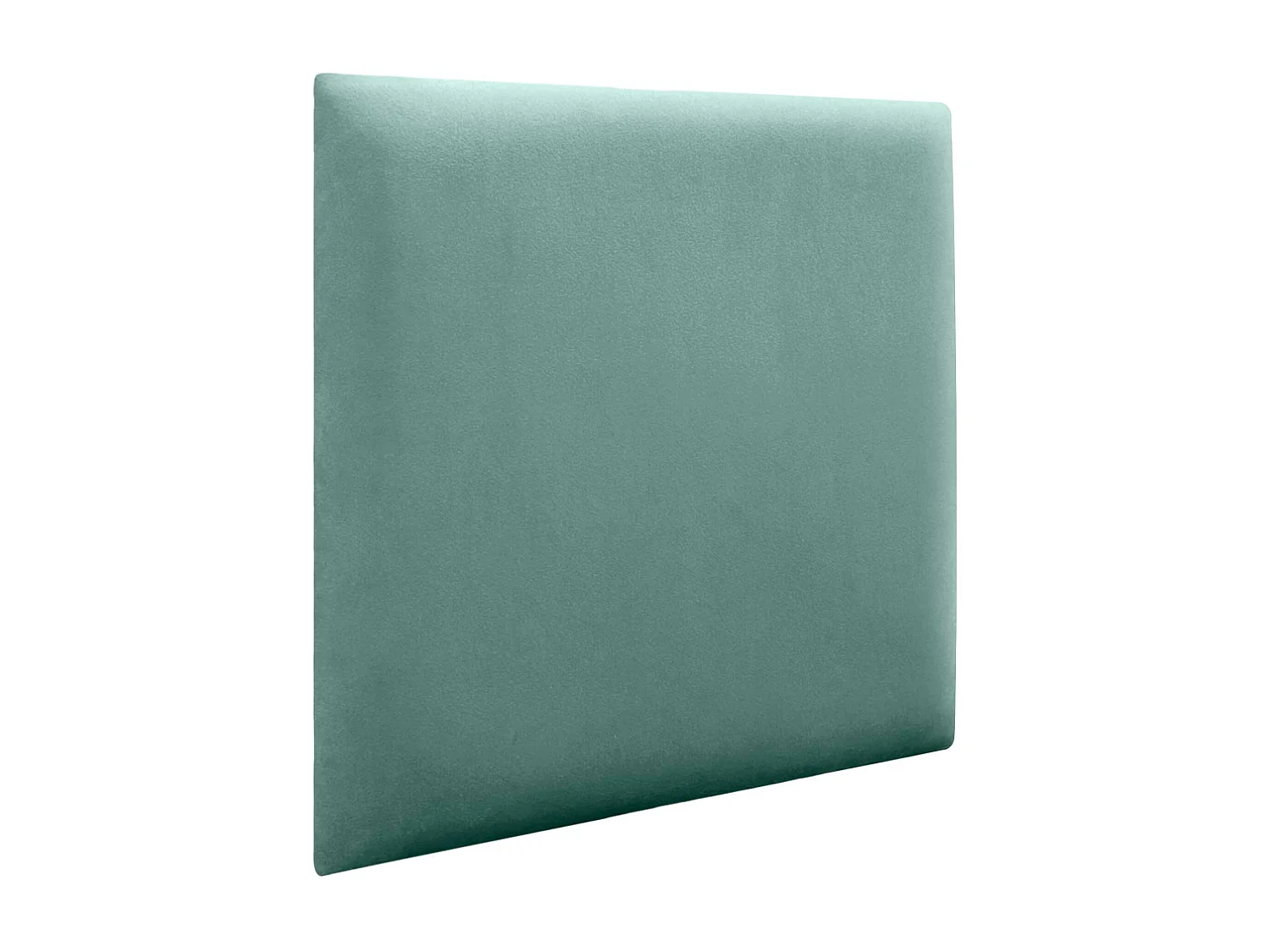 DHOME Panneaux Rembourrés en Velours Premium Autoadhésifs pour Mur Acoustique Absorbant Protection Contre les Chocs, Tete de lit (Turquoise, 50x50cm)