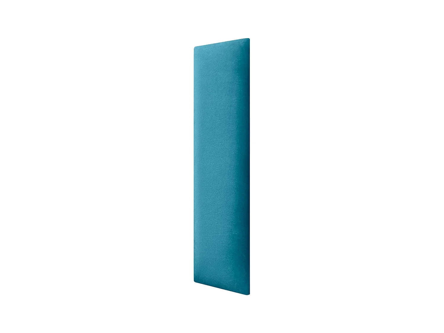 DHOME Panneaux Rembourrés en Velours Premium Autoadhésifs pour Mur Acoustique Absorbant Protection Contre les Chocs, Tete de lit (Céleste, 60x20cm)