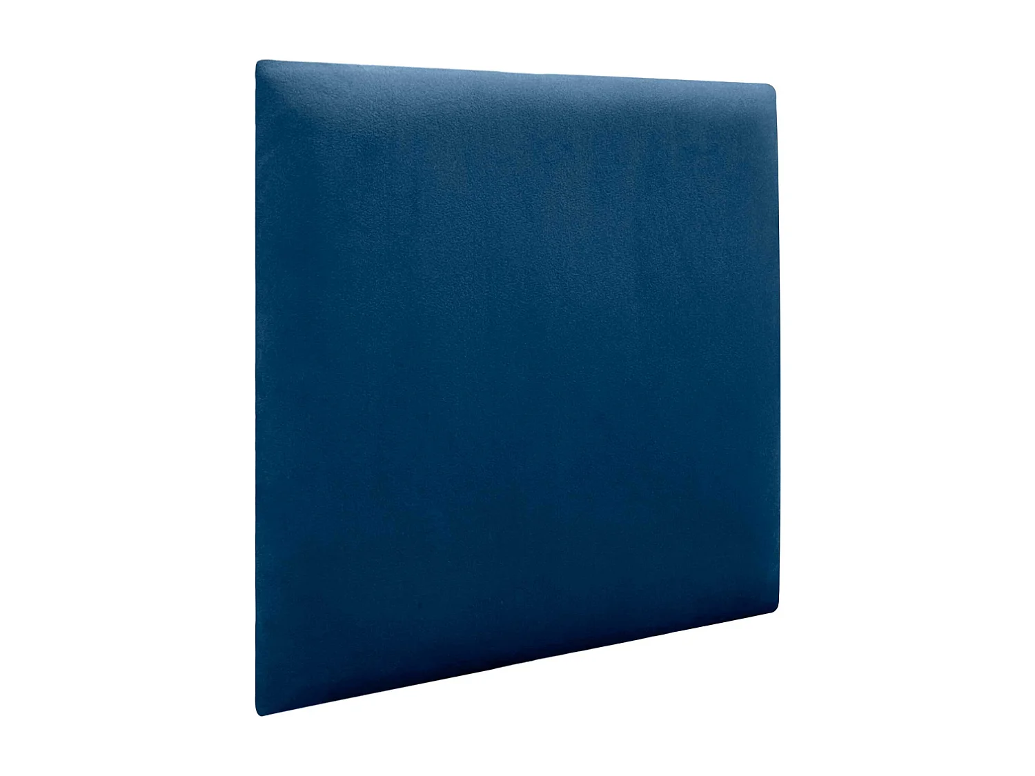 DHOME Panneaux Rembourrés en Velours Premium Autoadhésifs pour Mur Acoustique Absorbant Protection Contre les Chocs, Tete de lit (bleu, 50x50cm)