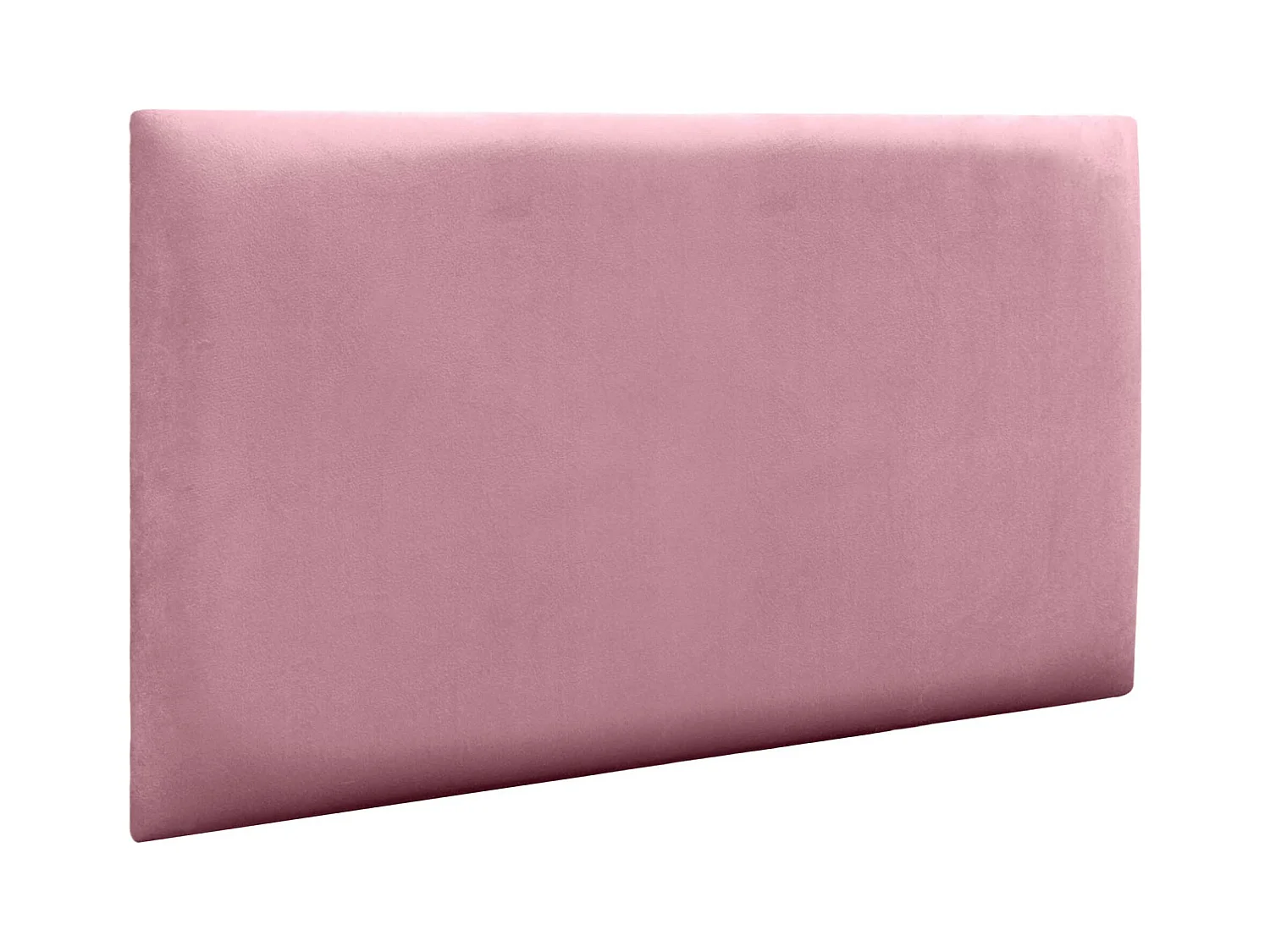 DHOME Panneaux Rembourrés en Velours Premium Autoadhésifs pour Mur Acoustique Absorbant Protection Contre les Chocs, Tete de lit (Rose, 60x50cm)