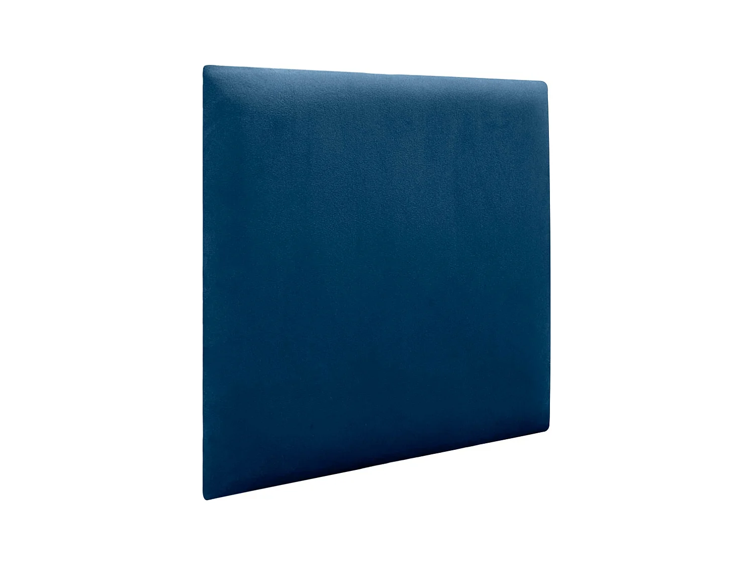 DHOME Panneaux Rembourrés en Velours Premium Autoadhésifs pour Mur Acoustique Absorbant Protection Contre les Chocs, Tete de lit (bleu, 60x60cm)