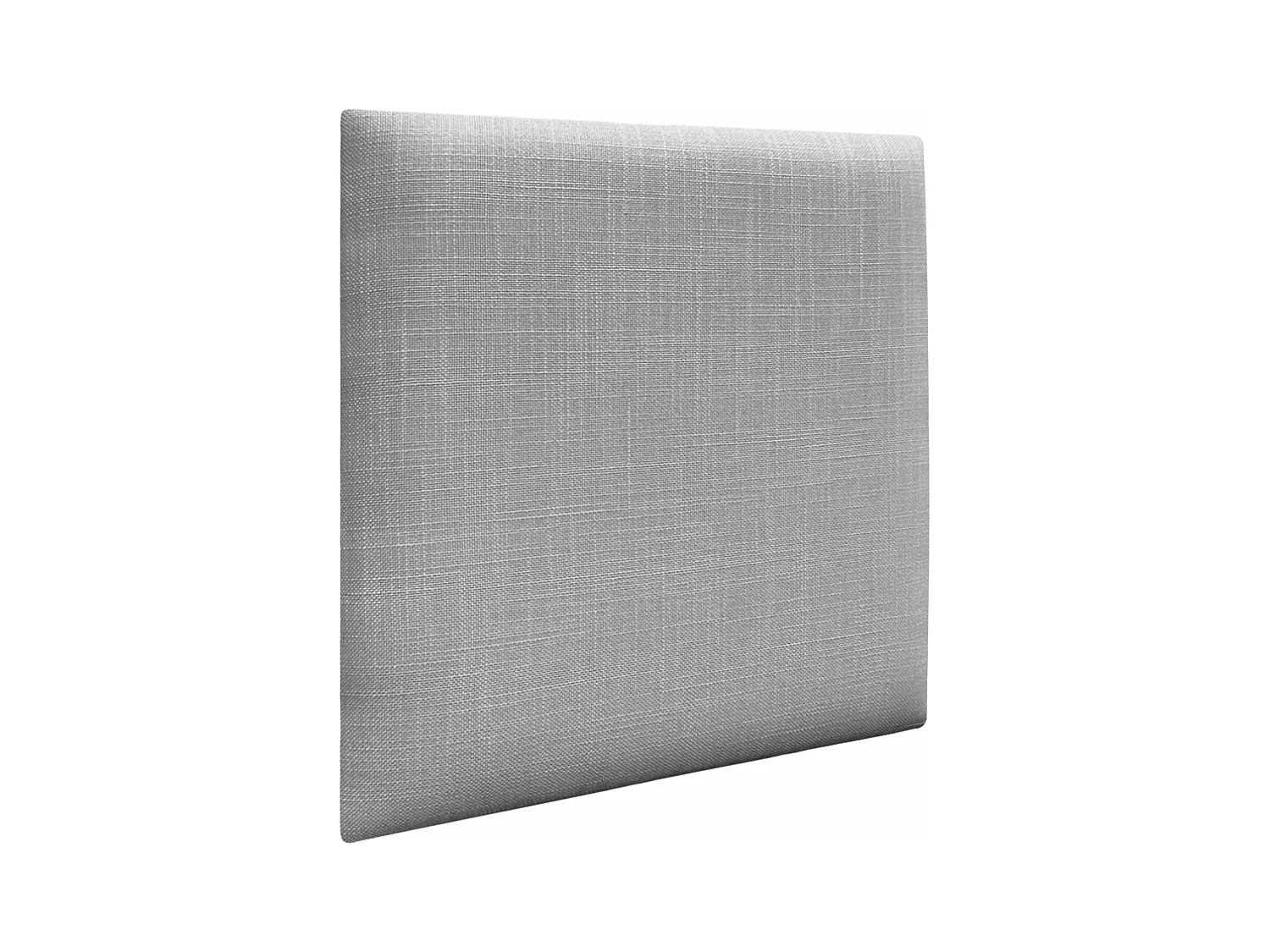 DHOME Panneaux Tapissés en Lin Autoadhésifs pour Mur Acoustiques Absorbants Protection Contre les Impacts Têtes de Lit (Gris Clair, 60x60cm)