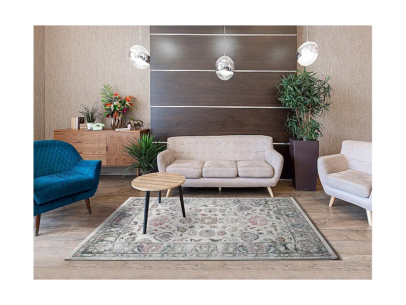 Kurzflorteppiche - vintage - mehrfarbig - 200x290 cm - PARMA