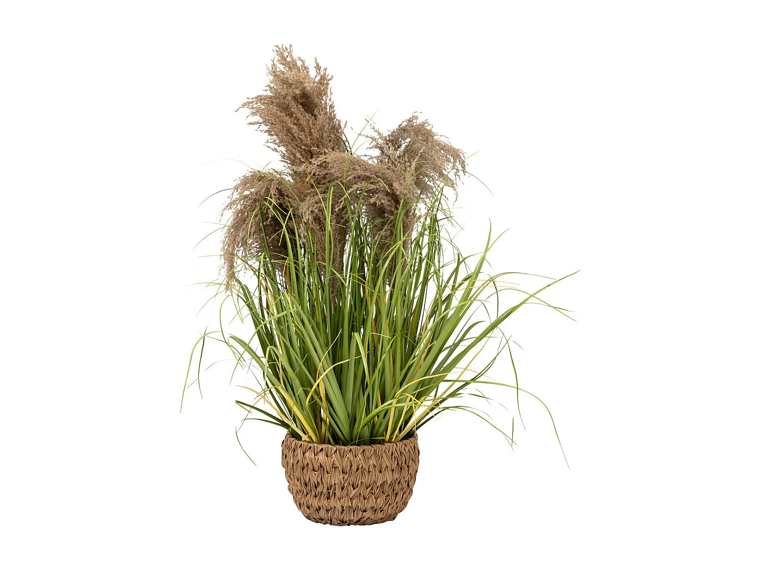 Plante artificielle Bouquet d'herbes en pot H 80 cm