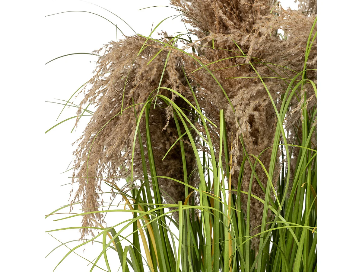 Plante artificielle Bouquet d'herbes en pot H 80 cm