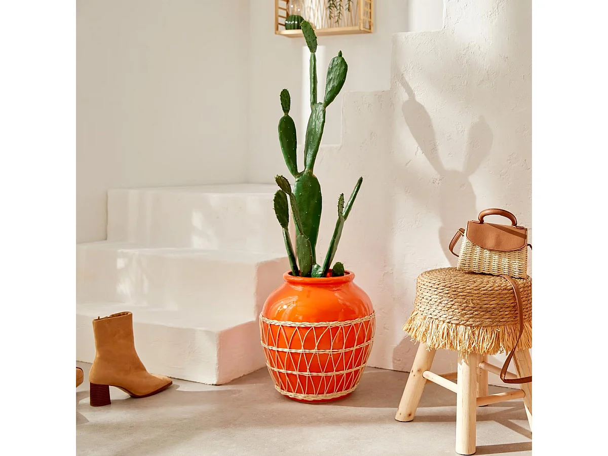 Plante artificielle Cactus en pot H 109 cm