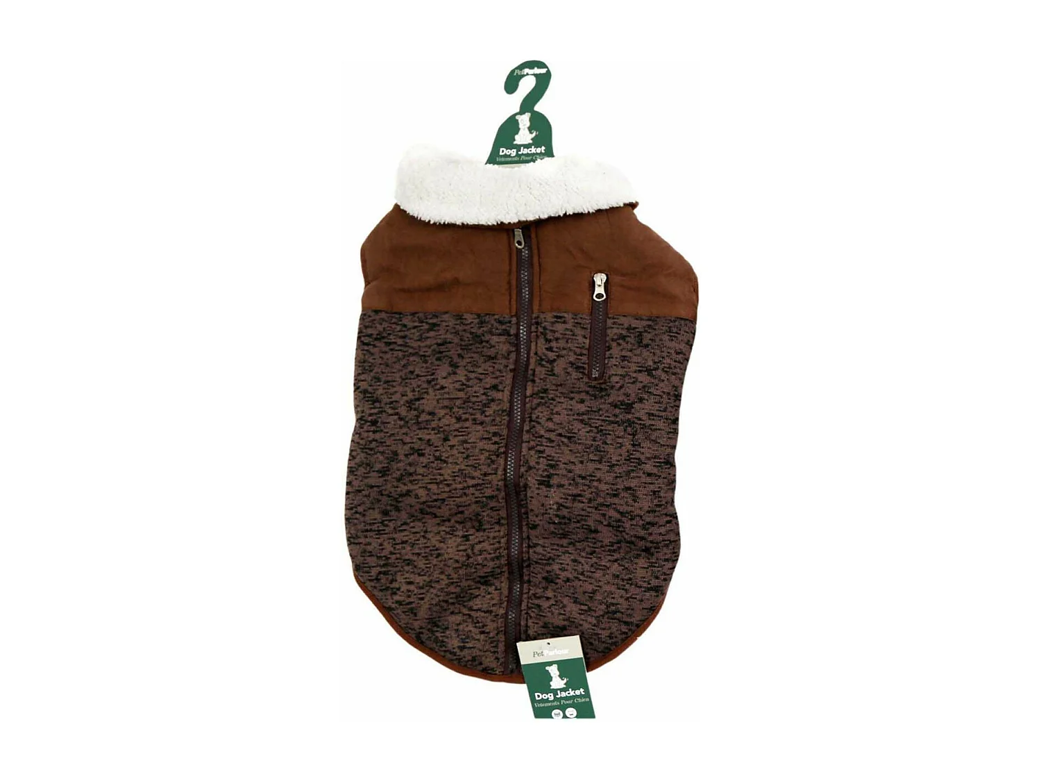 Manteau fourrure pour chien Natural 45 cm Chocolat