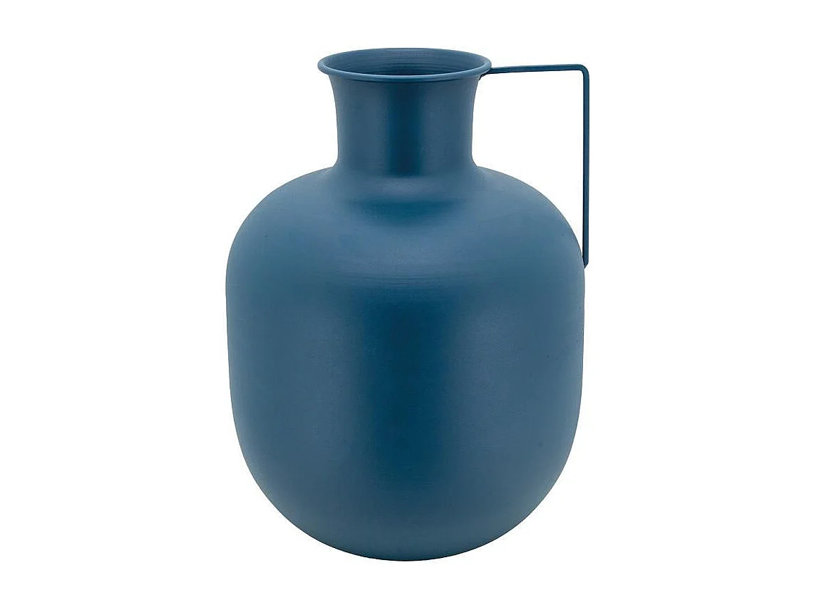 Vase en métal MELTIK Bleu