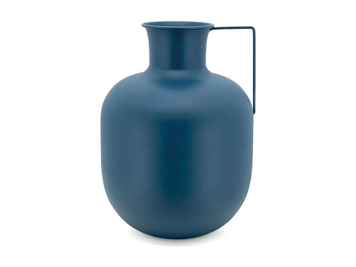 Vase en métal MELTIK Bleu