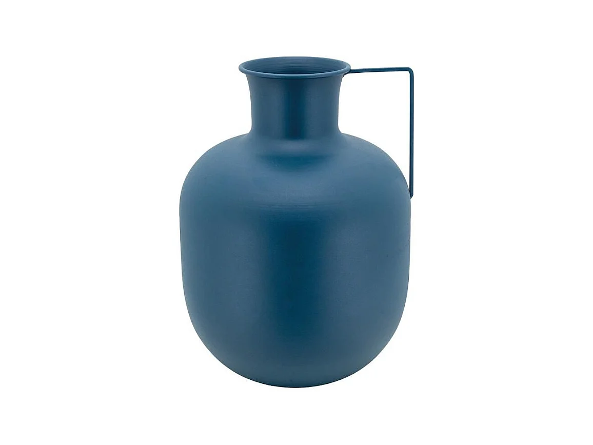 Vase en métal MELTIK Bleu
