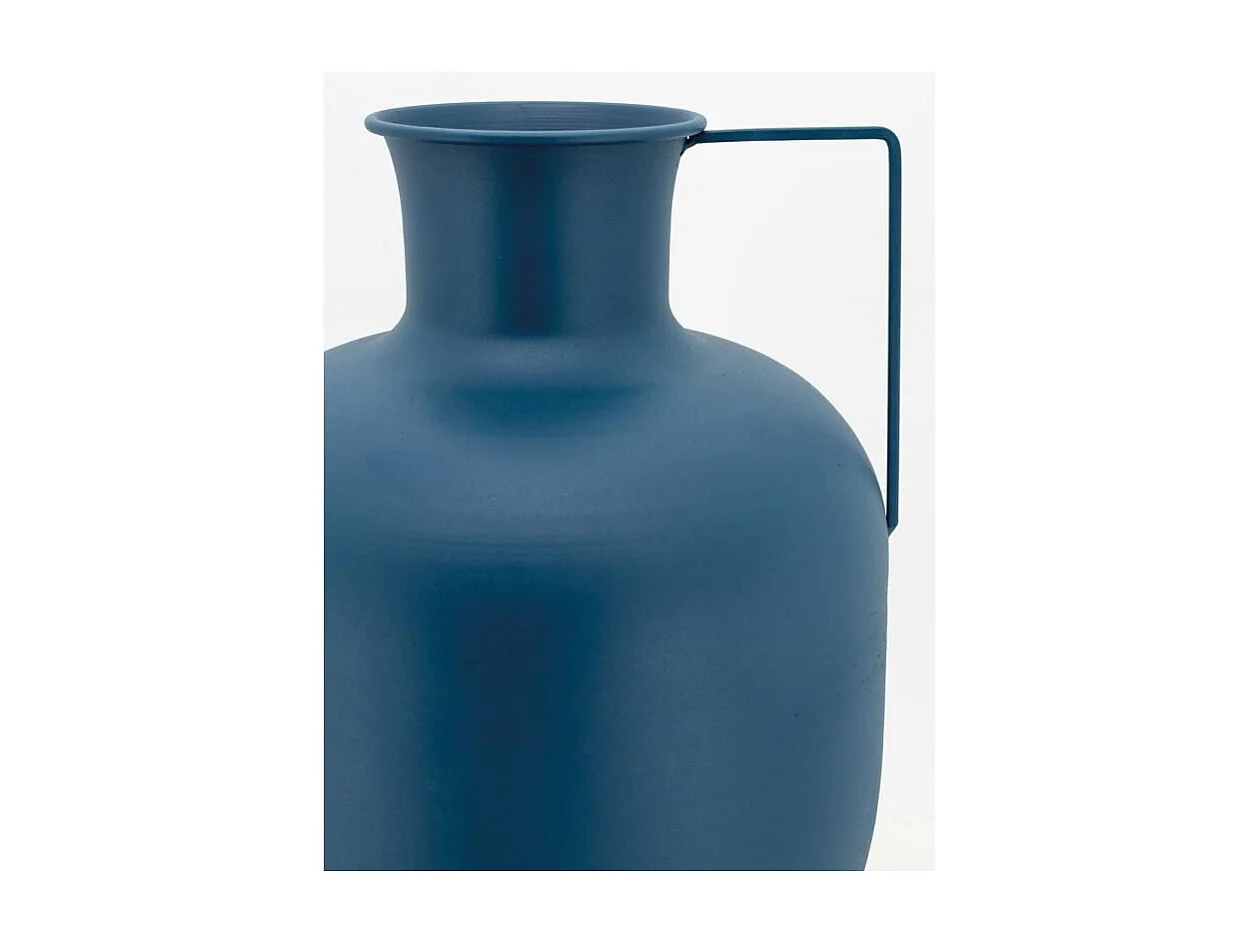 Vase en métal MELTIK Bleu